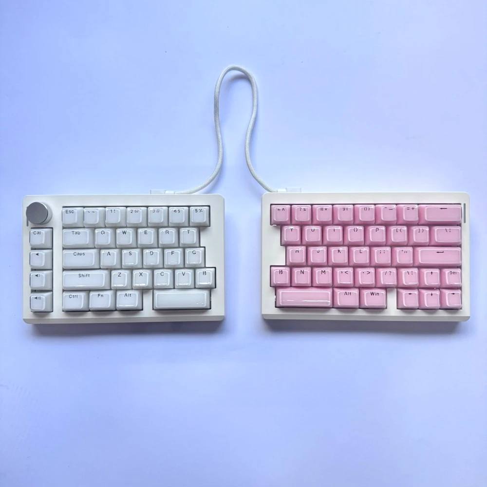 

GMK70 Магнитная клавиатура с горячей заменой Bluetooth Проводная 2,4G Разделенная клавиатура Комплект VIA Прокладка RGB Механическая клавиатура Игровые аксессуары