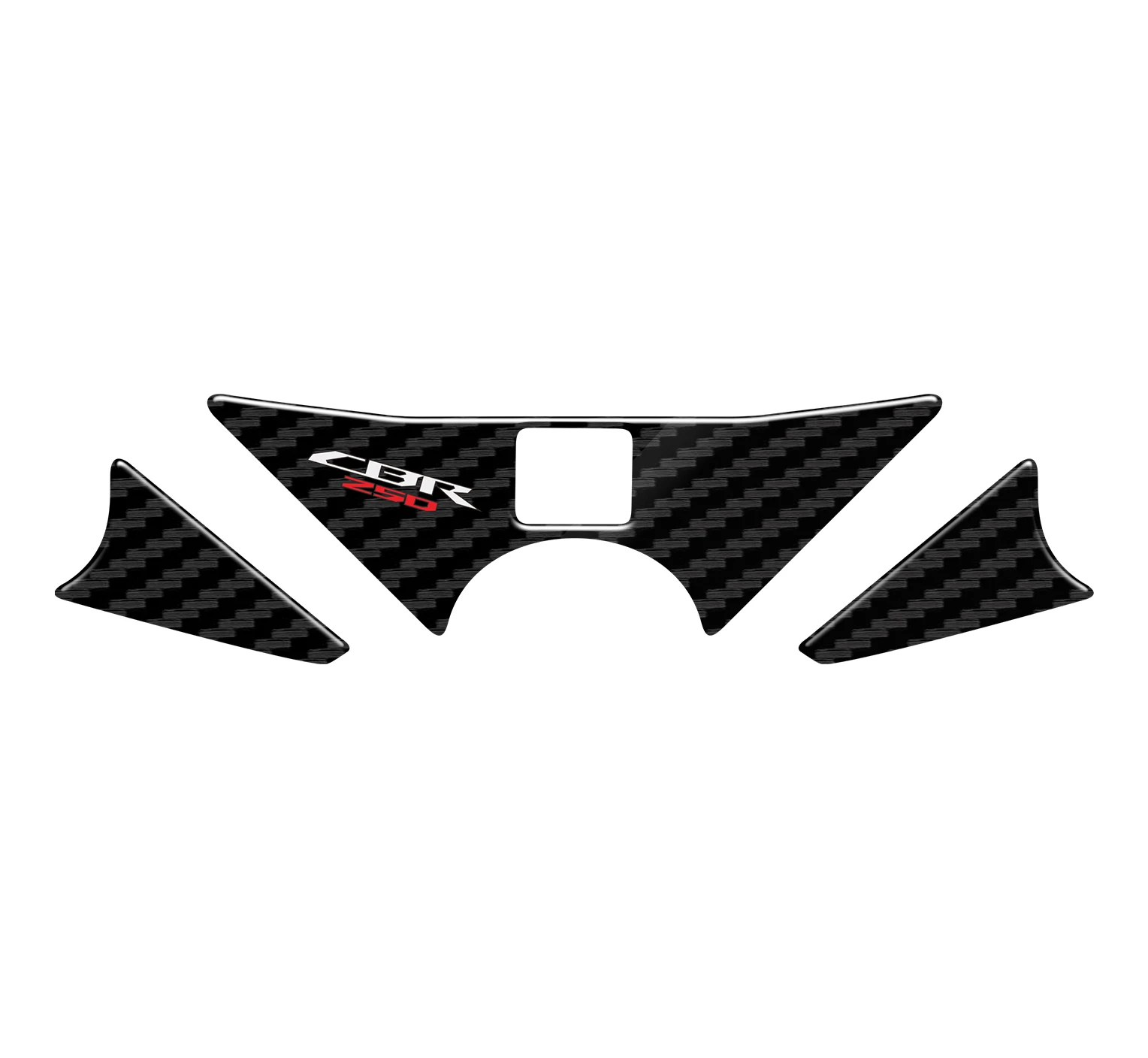 

3D Motorcycle Carbon Fiber Pattern Top Triple Clamp Yoke Sticker Case for HONDA CBR250RR CBR250 RR 2010-2016 2011 2012 2013 2014