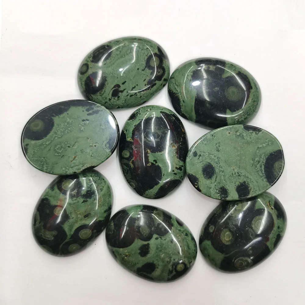 fashion new kambaba jasper natural stone cab cabochon charm 30x40mm or 25x18mm beads for jewelry 6pc Ring accessories no hole