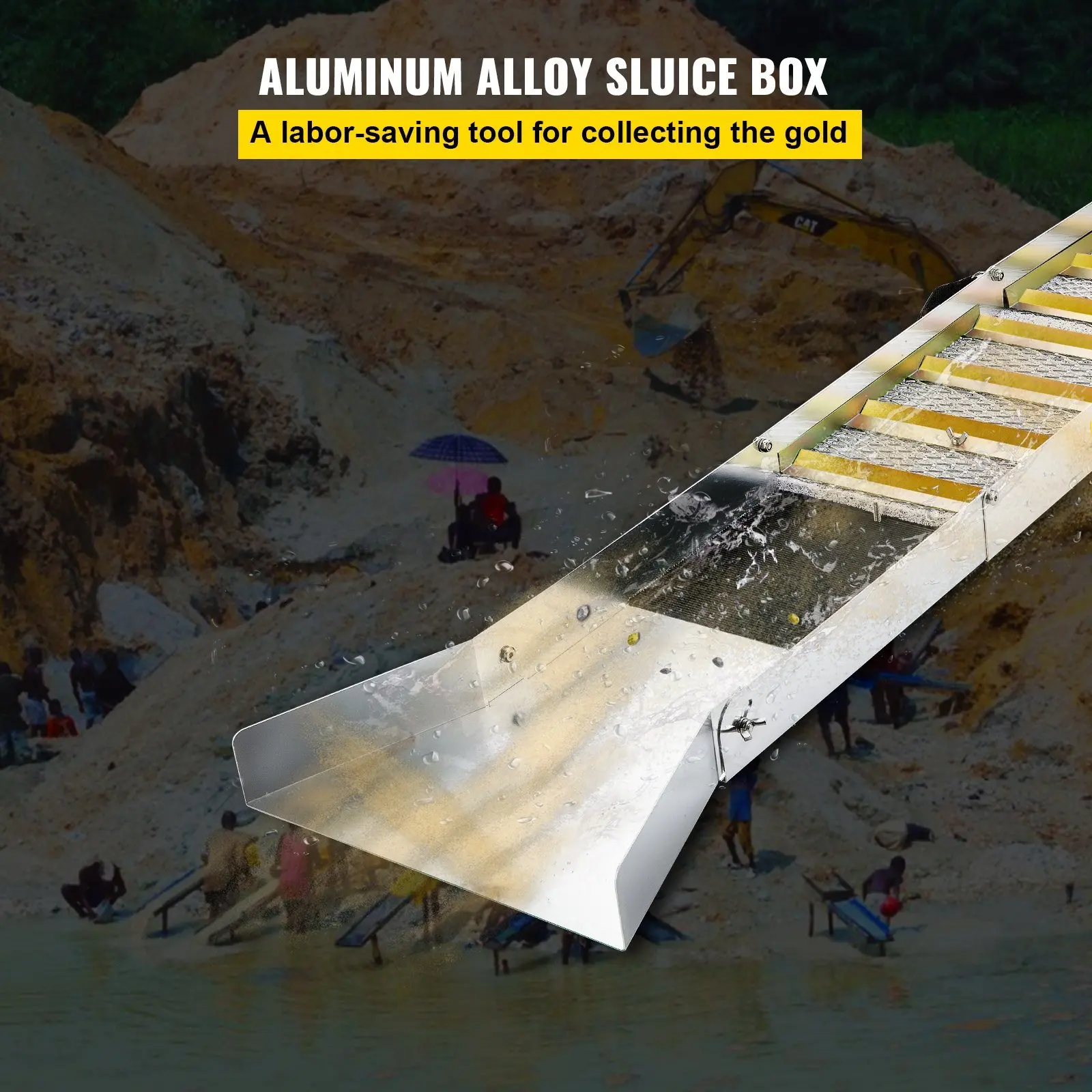 Aluminum Alloy Sluice Box, Compact 50