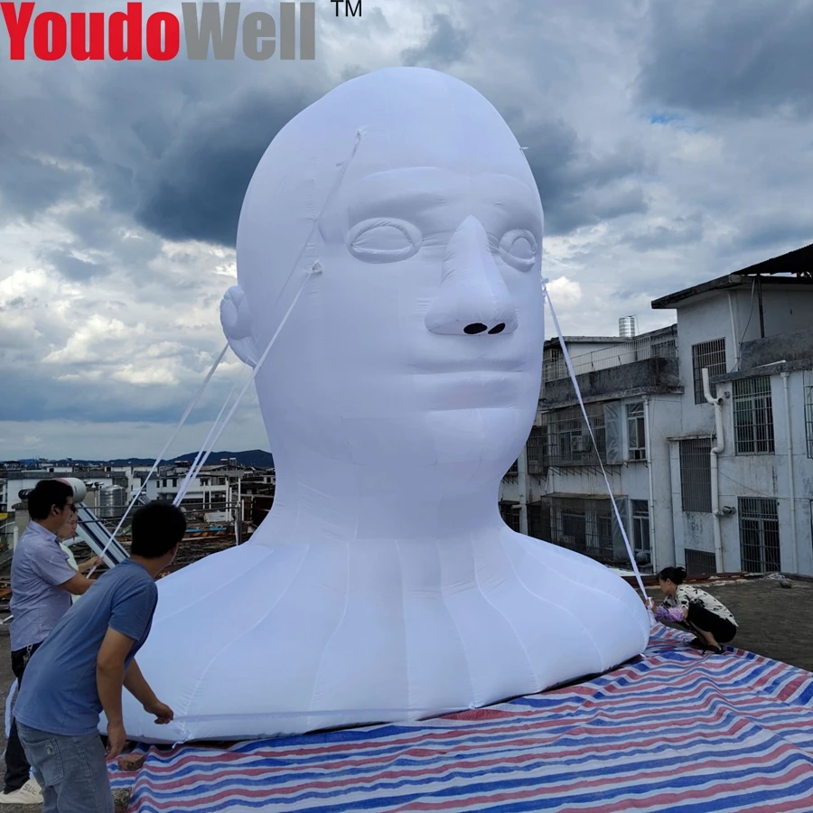 Huge Inflatable Human Head Bouncer for Events and Exhibition Halls