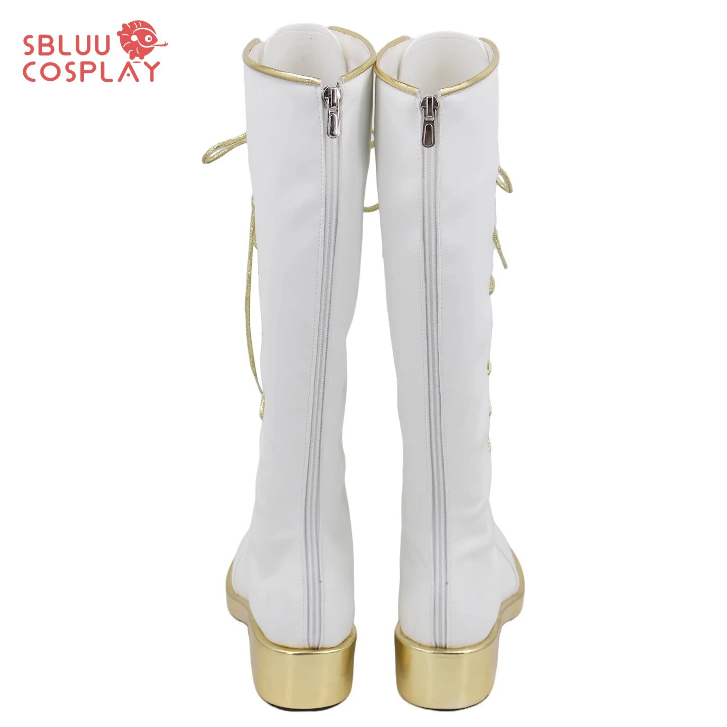 SBluuCosplay Kpop Huntrix Rumi Cosplay chaussures blanc démon chasseurs bottes Halloween fête accessoire
