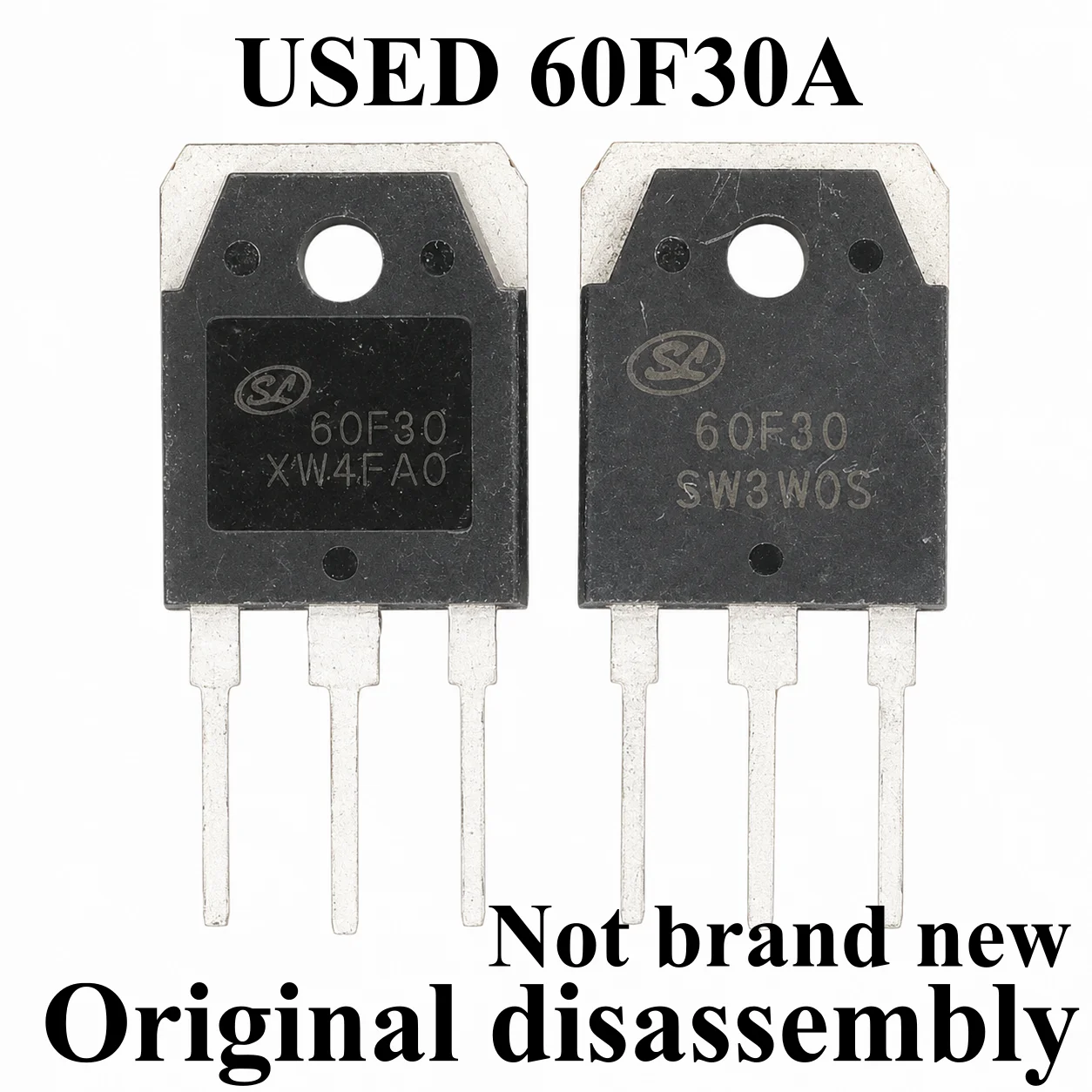5-10pcs 100% Original disassembly used Transistor 60F30 60F30A 60A300V TO-3P In Stock