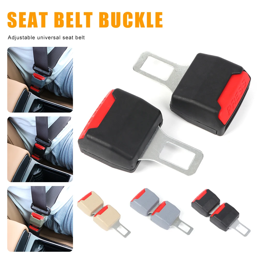 

Car Seat Belt Clip Extension Universal Car Buckle Extender Safety Belt Extension Seatbelt Lock Buckle Plug Car Accessories