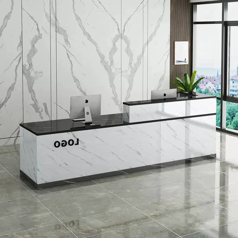 تصميم مكاتب الاستقبال الحديثة متجر الجمال فندق مطعم الشركة التنفيذية مكاتب الاستقبال المنظمون مكتب صالة الأثاث