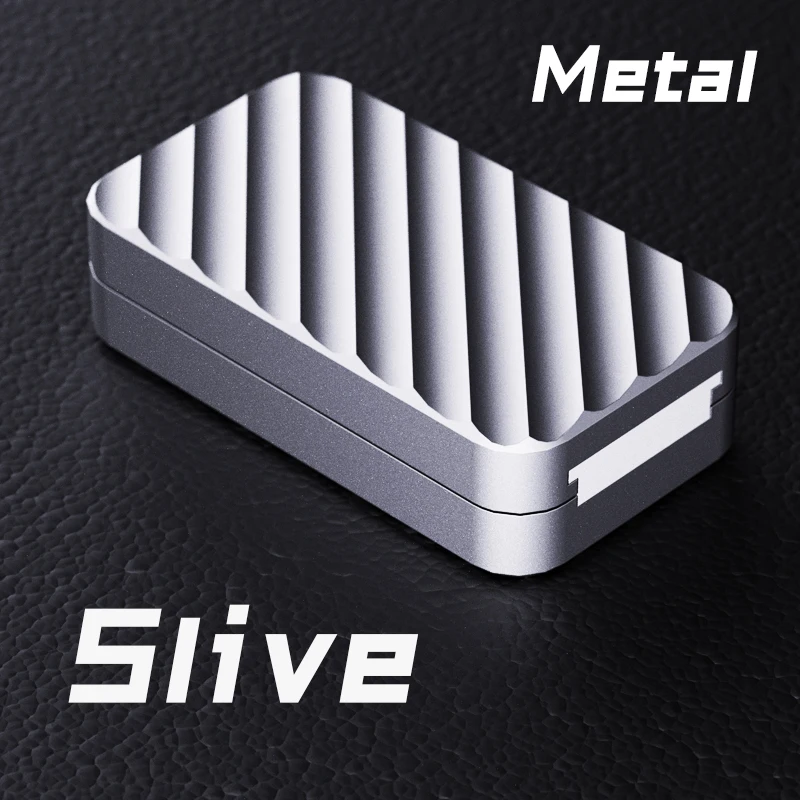 فيدجيت سبينر آند سلايدر - لعبة تخفيف التوتر للأطفال والكبار (للأعمار من 3 سنوات فما فوق) EDC فيدجيت سبينر فيدجيت سلايدر لعبة فيدجيت لعبة هدية #5