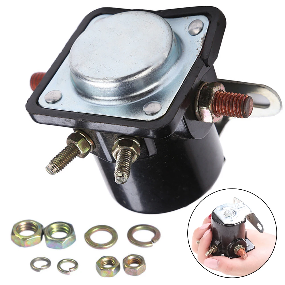 /4 /Pin /12V Starter Solenoid Relay For SW3 B6AZ-11450-A Compatible With For For Ford For For Mercury Car Engine Starting Switch