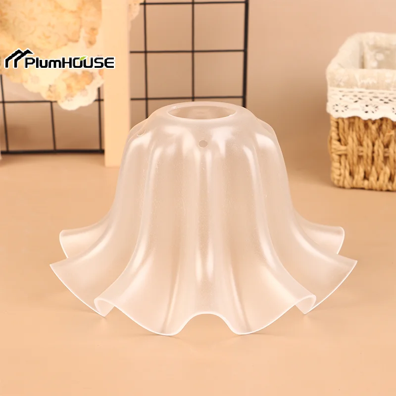 

Acrylic Bell Orchid Lampshade Hanging Lamp Accessories Table Parts DIY Wall Night Restaurant Chandelier Lampshade Accessories