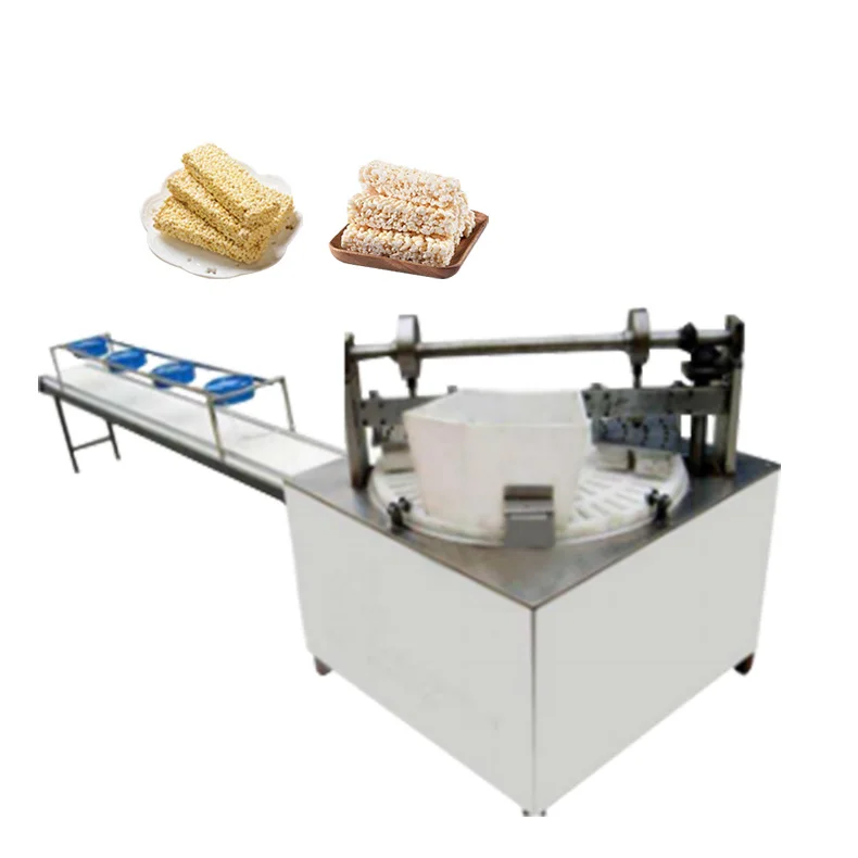 Machine commerciale de formage de barres protéinées de grain d'avoine élargie