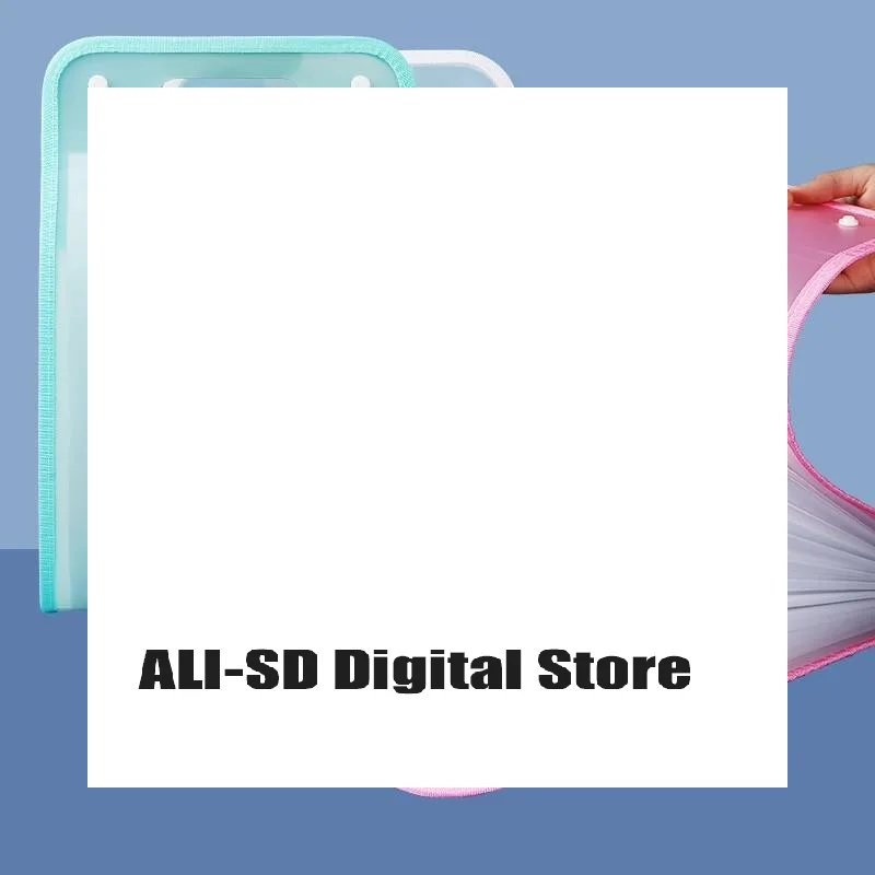1pcs random A4 13 Partitions Organizer For Documents Large Capacity Portable Documents Bag For School Office Home Daily Use