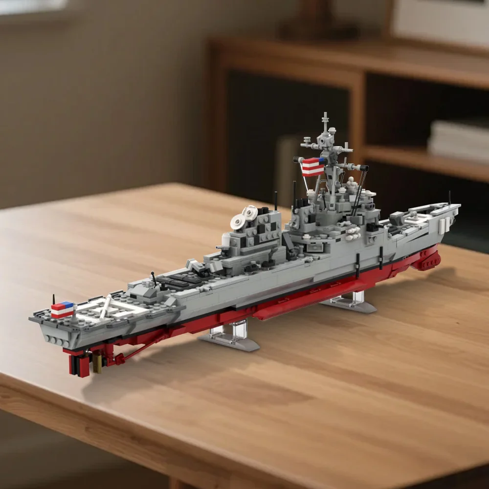 MOC-205398 Arleigh Burke Class Destroyer Version Model Building Blocks Sets US Military Battleship Brick Toys Adult Holiday Gift