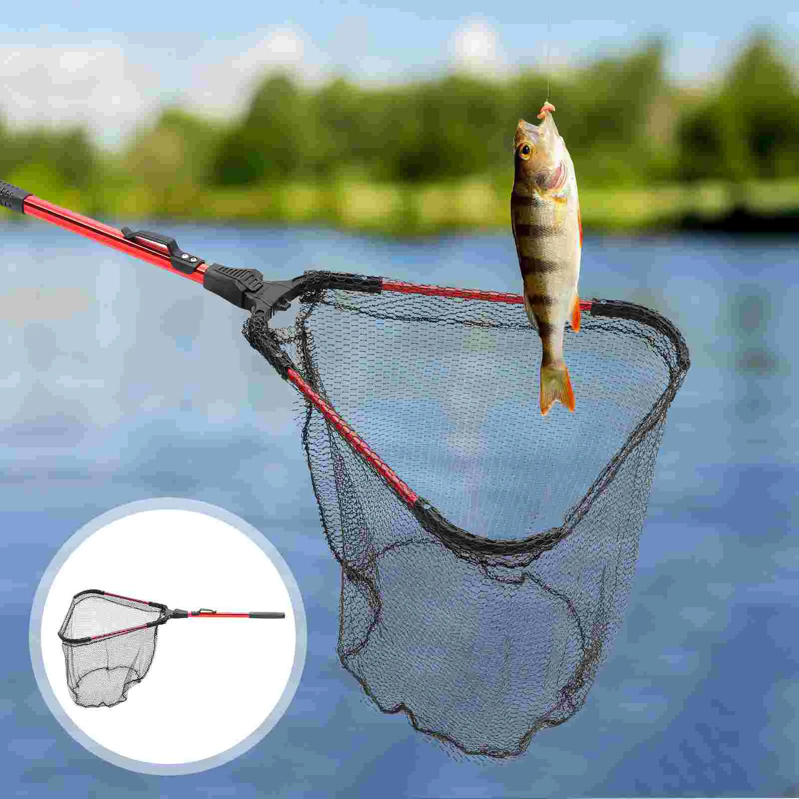 

Bait Net Fishing Landing Telescoping Cast Nets for Fold Foldable Telescopic