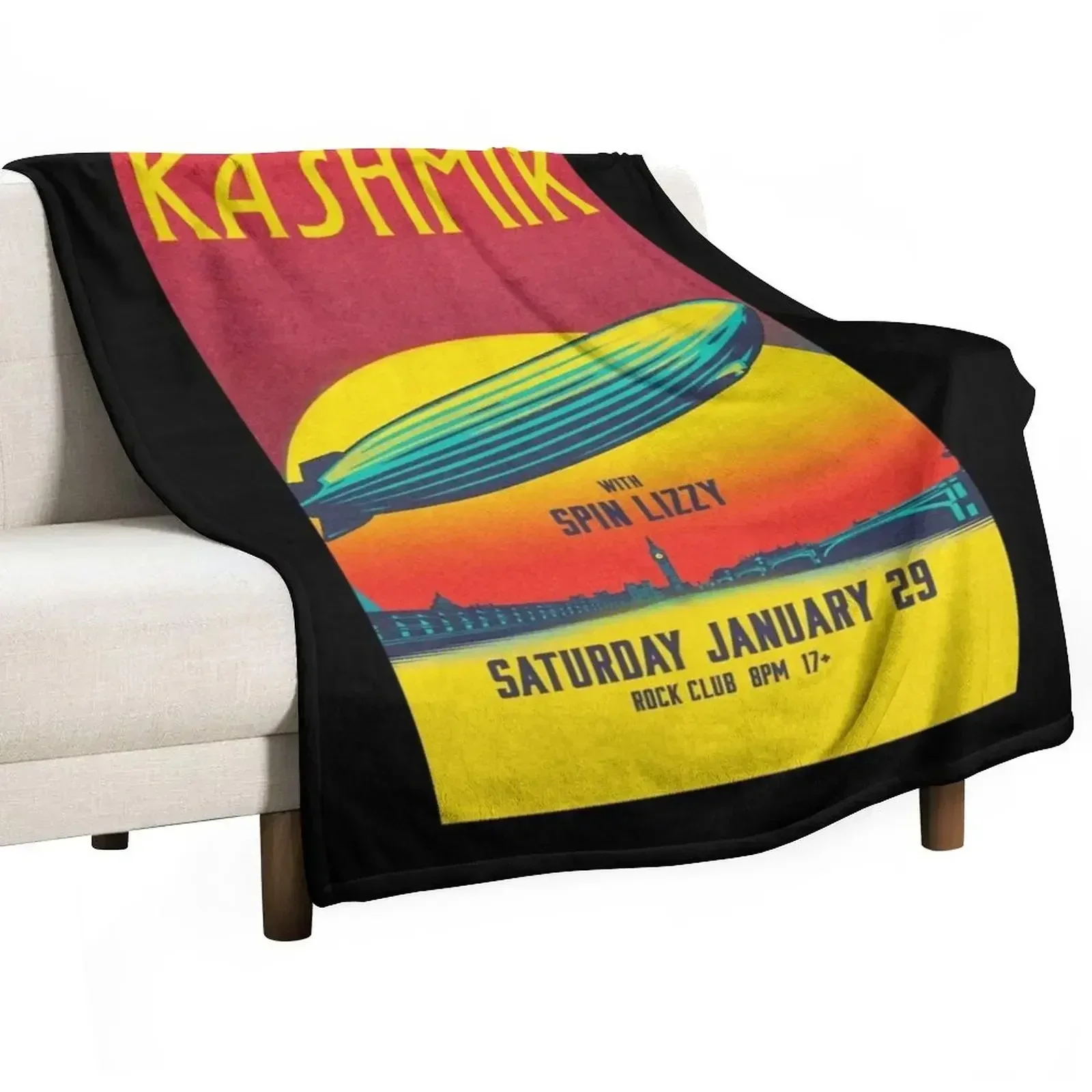 Led Kashmir Throw Blanket Warm Cozy Throw Blanket for Living Room Couch