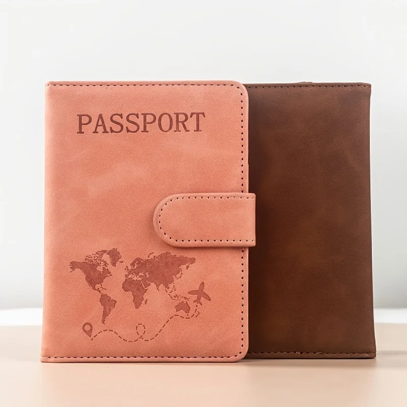 RFID Blocking Multi-Function Travel Passport Holder, Wallet, ID Card Holder, Made of PU Synthetic Leather Passport Covers gallery 5