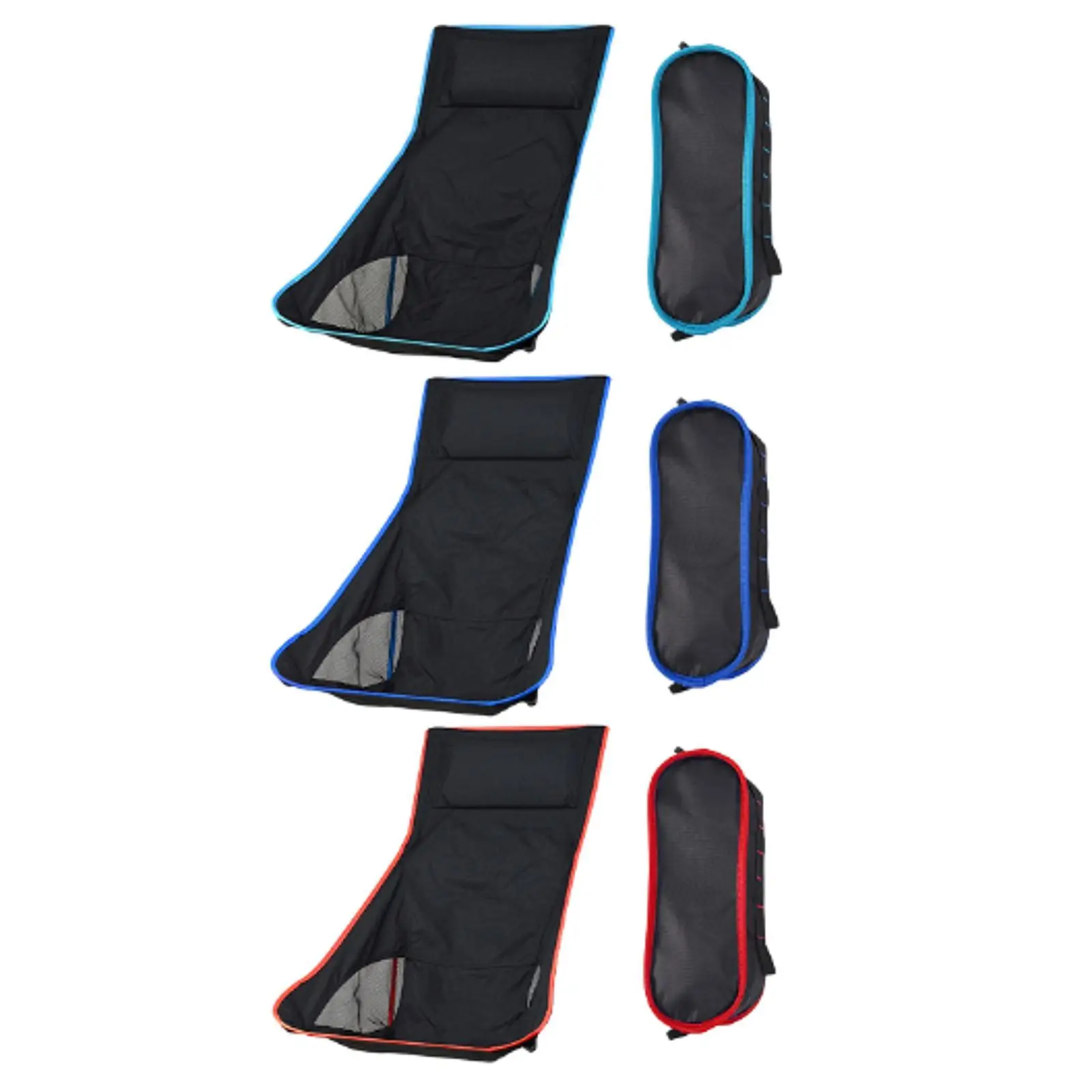 Складной стул для кемпинга, сменная тканевая подголовник, верхняя часть сиденья, заменяет дышащую высокую спинку для альпинизма, барбекю, заднего двора