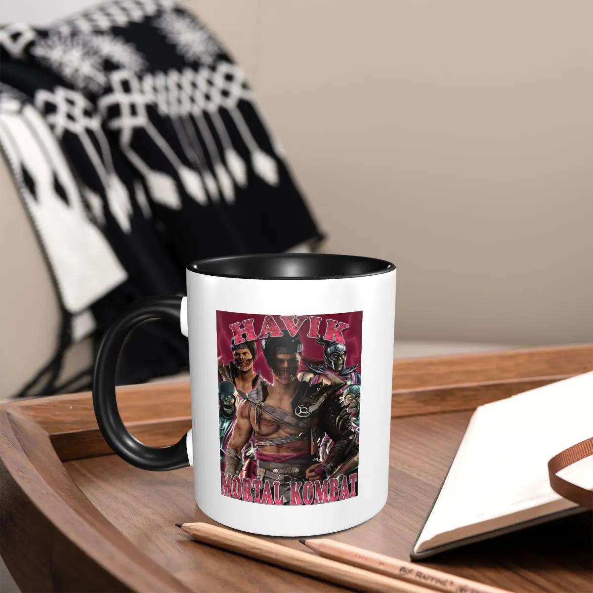 Game Mortal Kombat Mug Funny Ceramic Coffee Cups Tea Mugs Milk Cup Drinkware Gifts for Woman Man