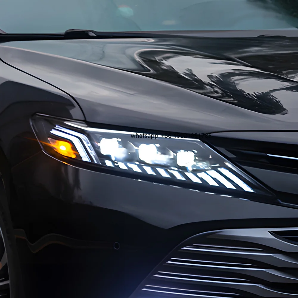 Car Front Lamps Assembly for  Camry 2018-2025 Upgrade LED Auto Headlights Projector Lens Accessories Plug and Play