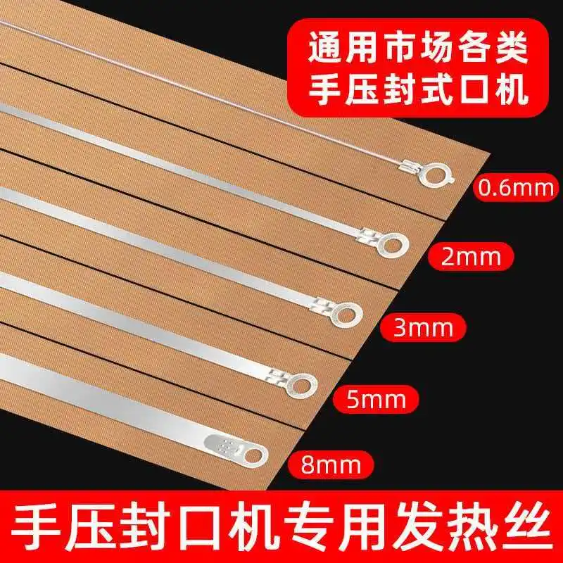 

Impulse Sealer Replacement Parts 10pcs Heat Seal Strips Replacement Element Grip Impulse Sealer Heating Element 30/40/50cm