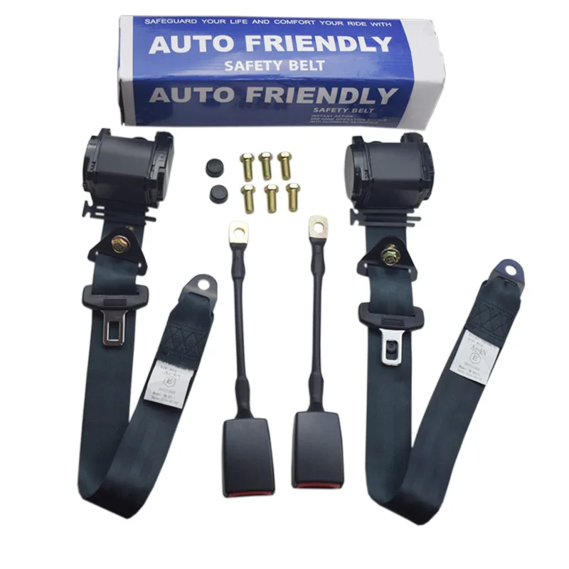 

Комплект трехточечных автомобильных ремней безопасности регулируется и подходит для ремней безопасности в легковых автомобилях, автобусах и грузовиках.