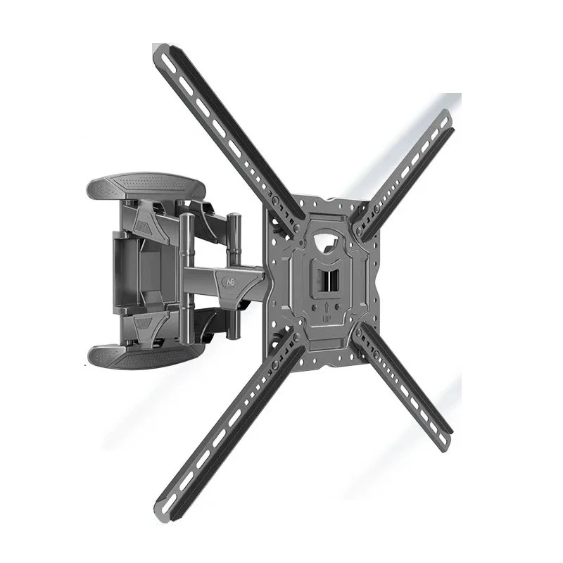 

NB NEW 757-L400 Strong 6 Arm 32-70" VESA Lcd Tv Mount Bracket in Wall with Plastic Cover 80lbs Swing Arms Articulating