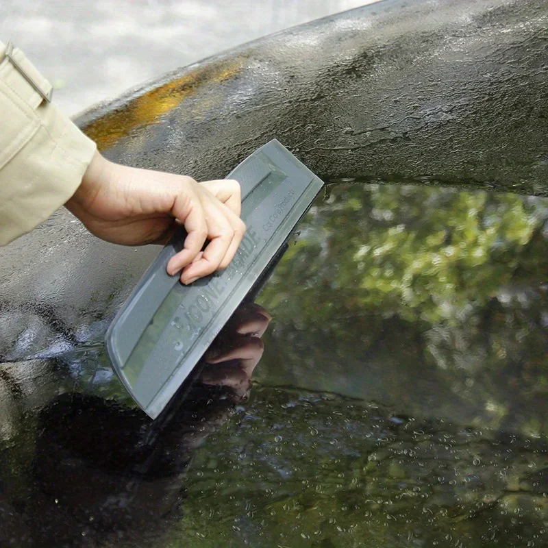 Kratzfestes, weiches Silikon, praktischer Rakel, Autoverpackungswerkzeuge, Wasser, Fensterwischer, Trocknungsklinge, sauberes Schaben, Filmschaber, Zubehör – Detail 7