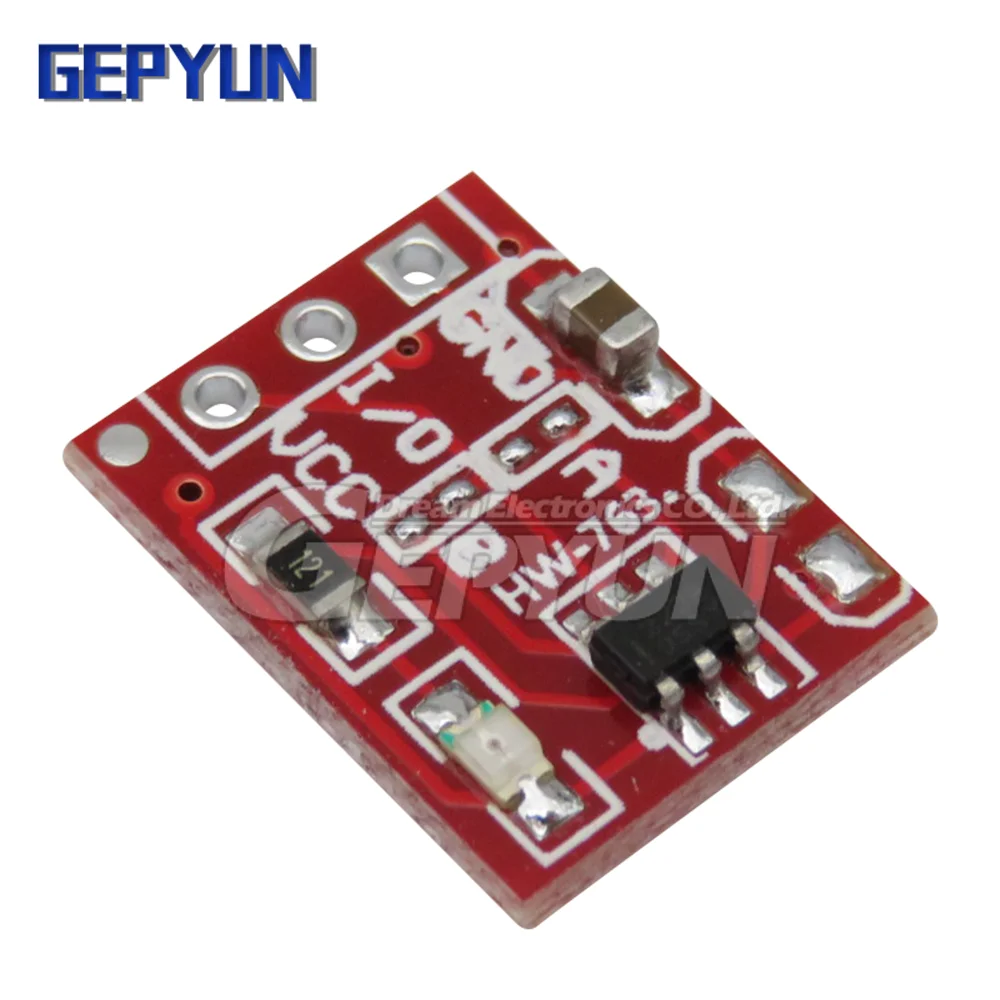 Bouton Tactile Autobloquant TTP223, Puzzles Tech, Type Itor, Canal Unique, Capteur de Commutateur, 10 Pièces