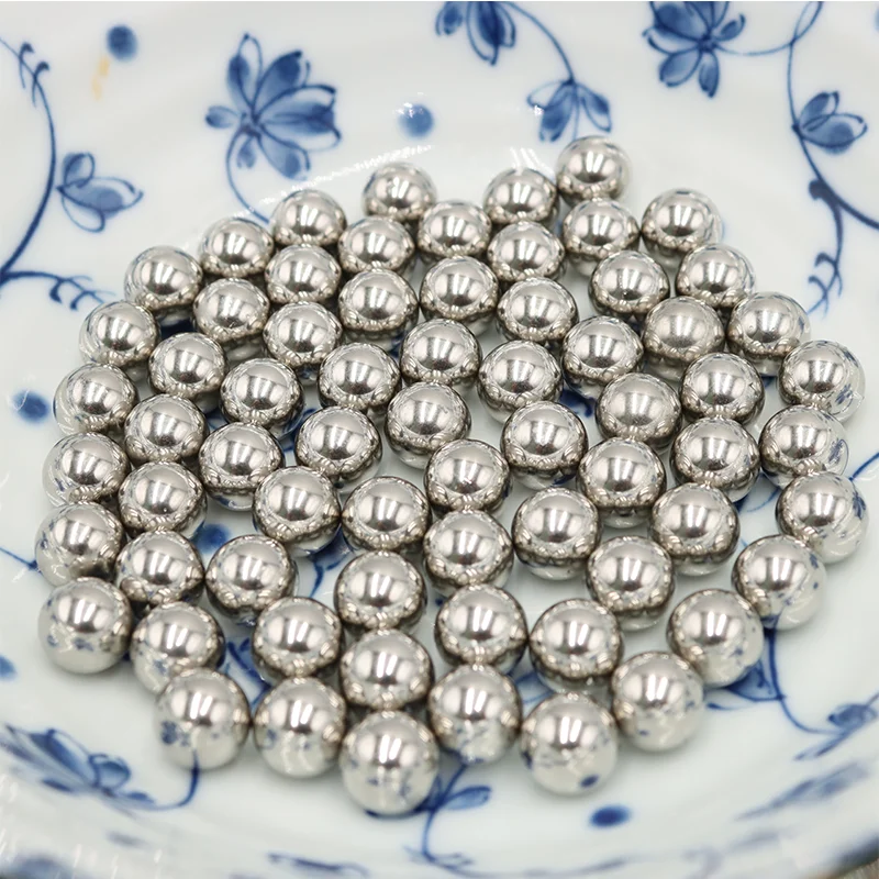 

304 Stainless Steel Ball 4 5 7 6 8 10 12mm Solid Smooth Spherical Bead Precision Bearing Ball Rust Resistant Corrosion Slingshot