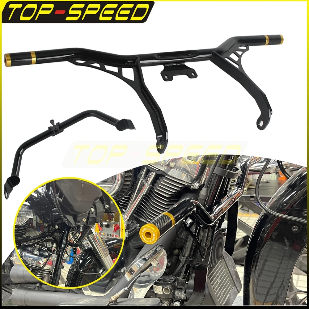 

For Harley Road Glide FLTR FLTRX FLTRU FLTRK FLTRUSE FLTRKSE Motorcycle Engine Guard Crash Bar Bumper Fairing Support Bracket