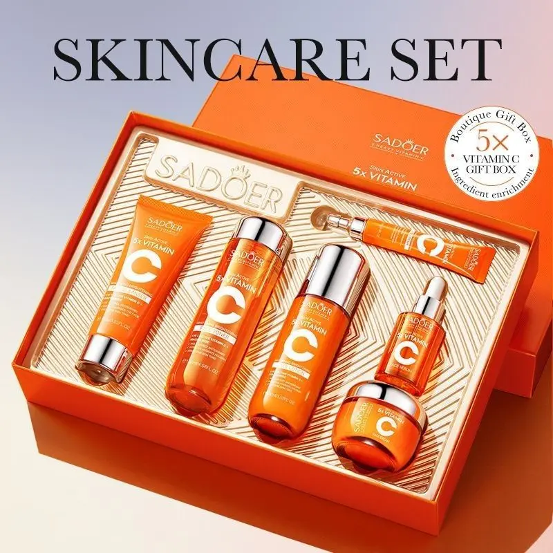 

VC5 Complex Skincare Set - Brightening Hydration Trio, Glow Revival Kit, Tone-Up Cream + Lotion & Serum