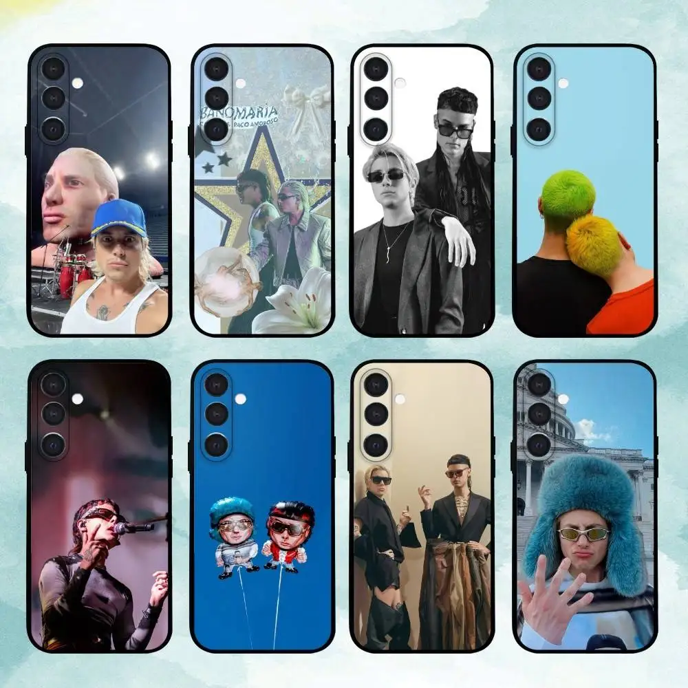 

P-Paco A-Amoroso C-Ca7riel Phone Case For Samsung A73,72,71,53,52,51,22,91,80, Soft Black Cover