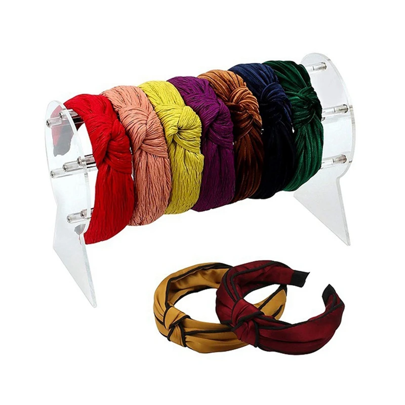 منظم حامل عصابة الرأس من الأكريليك الشفاف لعصابة الرأس للفتيات المراهقات والنساء هدايا مثالية