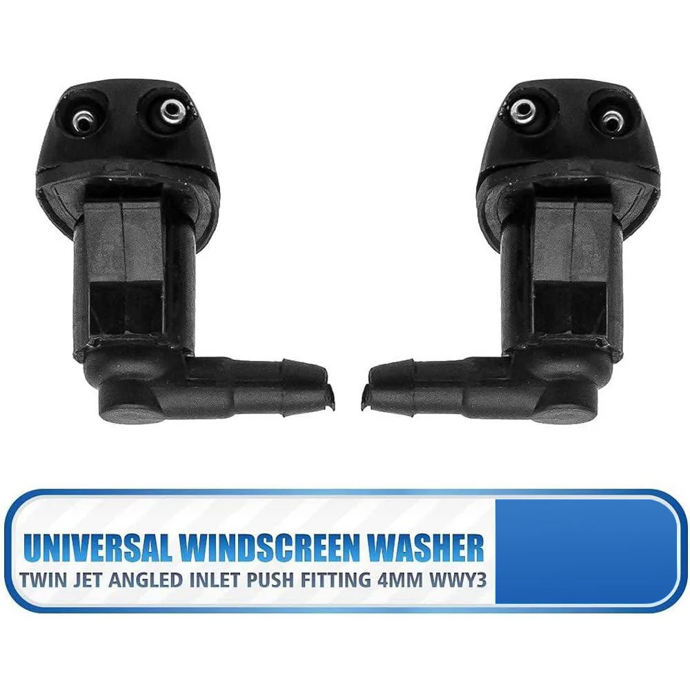 2 x Windshield Washer Nozzles 85381-AE020 fit for Toyota Sienna (2004-2010) Toyota Corolla (2005-2012)