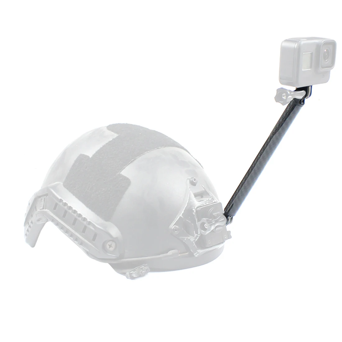 Selfie Helm Verlängerung Arm Halterung Stativ Adapter Carbon Faser für GoPro Hero 13 12 für Insta360 X4 OSMO Action 5Pro Halterung – Detail 13