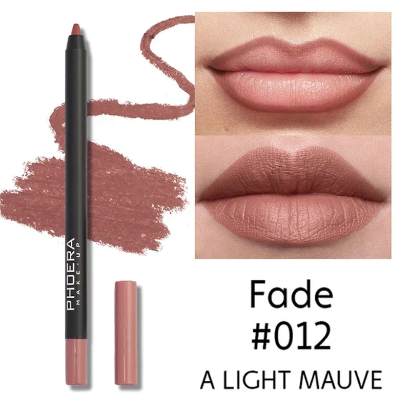 Waterproof Nude Brown Lip Liner Lipstick Pencil Matte Red Pink Contour Tint Lipstick Lasting Non-stick Cup Lips Makeup Cosmetics