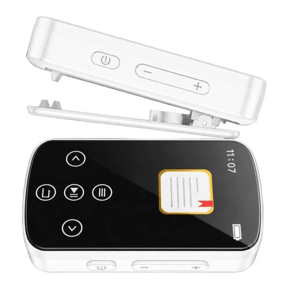 Portable MP3 Player With Clip 1.5 Inch Touch Screen Wireless 5.4 E-Book Reader Alarm Clock For Sports Running Music Device