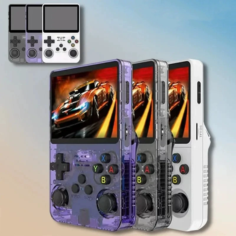 

EW Green R36S Retro Handheld Game Console Linux System 3.5 Inch IPS Screen Portable Pocket Video Player 64GB 128G Game Kid Gift