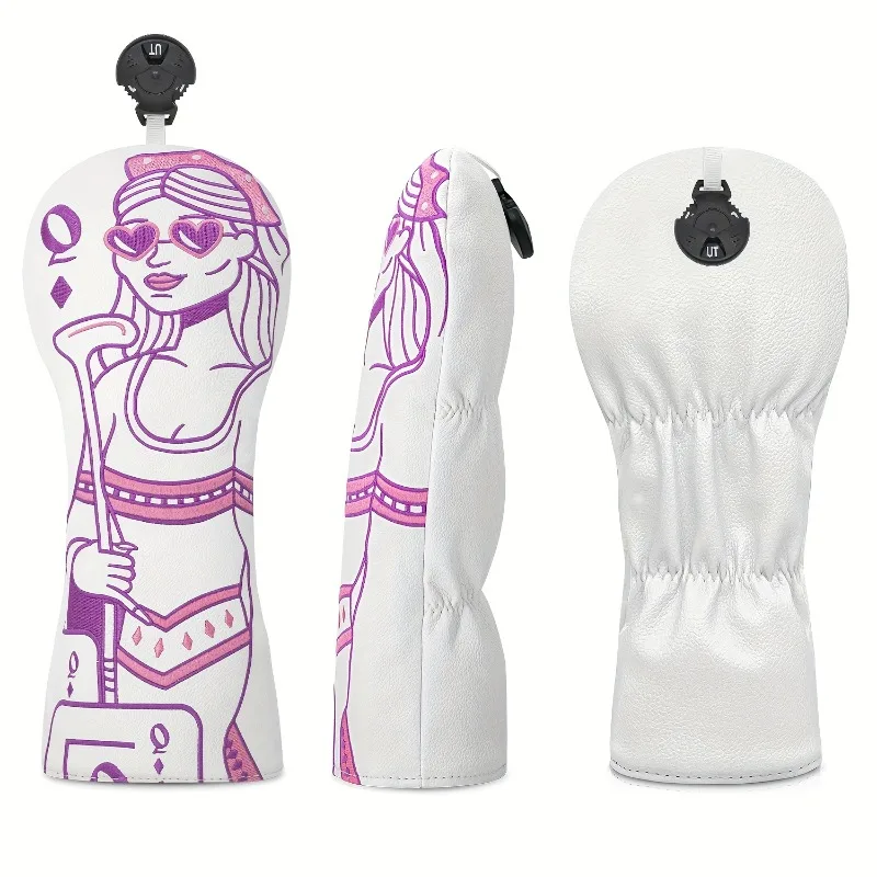 Anime Q-Pattern Golf Club Cover - Durable Synthetic Materials, Fashionable Club Cover, Golf Accessories image 4