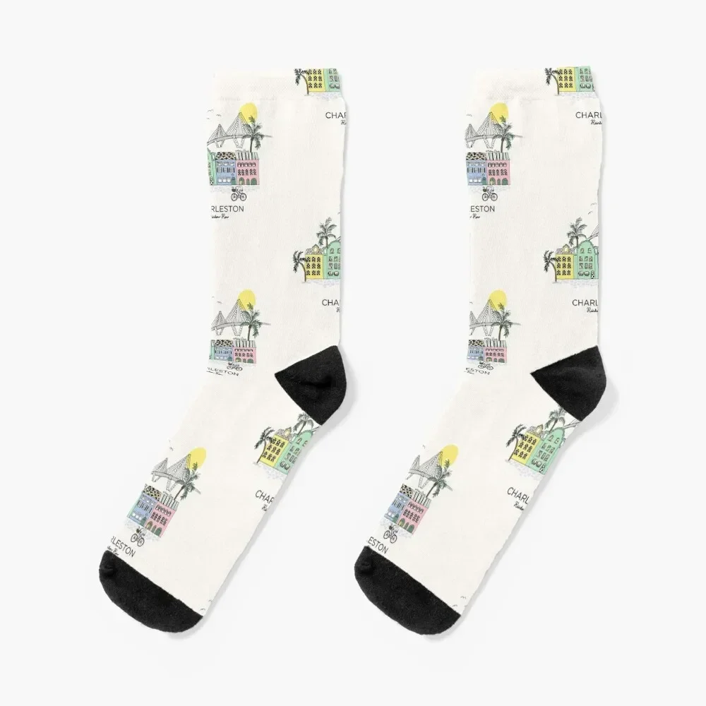 

Charleston, SC Socks sport christmass gift Ladies Socks Men's