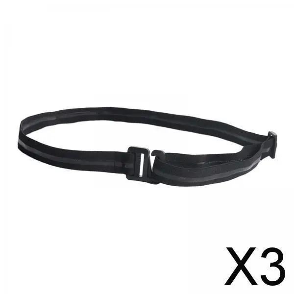 

3x Shirt Stay Belt Adjustable, Shirt Lock, Elastic Fixed Waistband, Wrinkle Resistance Band Uniform Shirt Holder, Locking Belt