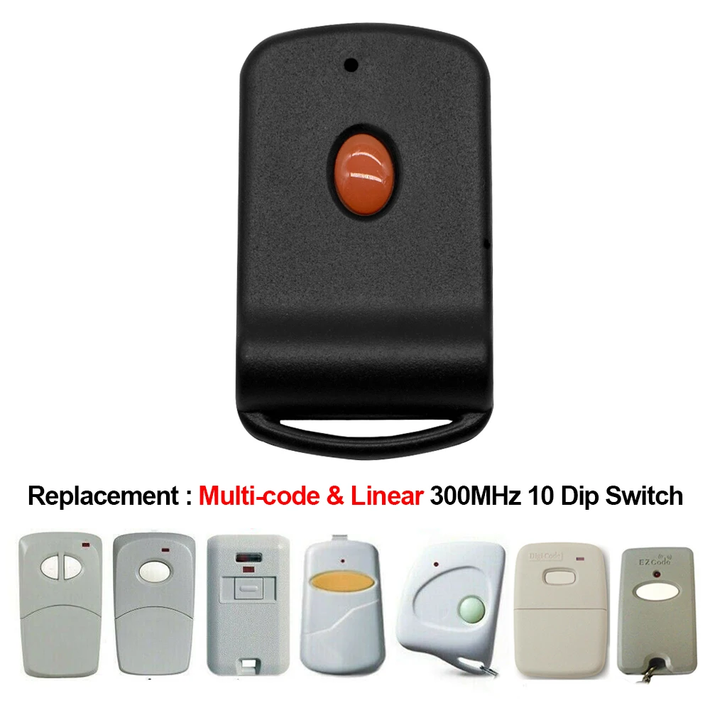 

Multi-Code 3089 Garage Door Opener MultiCode 308911 Linear MCS308911 Gate Remote 300mhz Transmitter