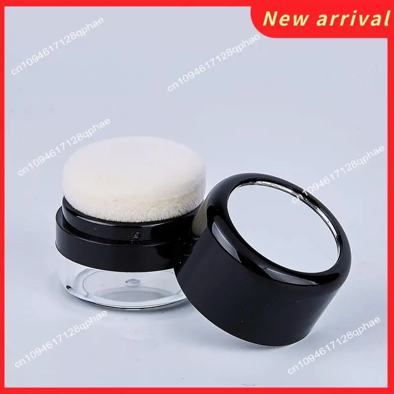 N89R Пустая рассыпчатая коробка для пудры, коробка для пудры для макияжа, портативная зеркальная коробка для рассыпчатой пудры, зеркальная основа для путешествий своими руками