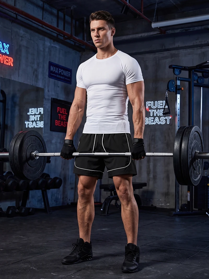 ชุดออกกำลังกายวิ่งสำหรับผู้ชาย - Compression Shorts Athletes บทวิจารณ์และราคา