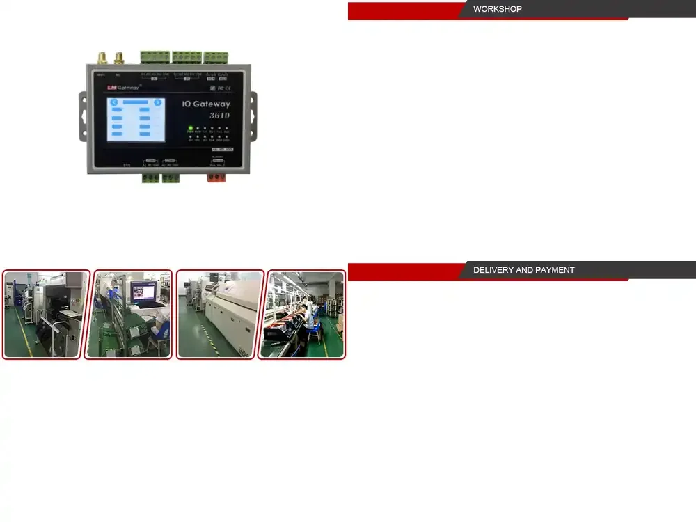 

3610 IO Gateway 4AI 4DI 2DO for PLC Automation Control Industrial Ethernet Module for