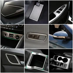 For Hyundai Tucson 2015-2018 Gear Shift Window Lift Switch Handle Brake Panel Speaker Audio Ring Reading Light Rest Pedal Trim