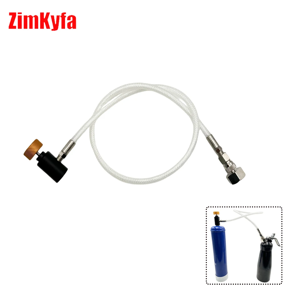 

Whipped Cream Dispenser Whipper Adapter from Thread M11*1 Fiting NO2 Tank To M22 Thread Cream Jar