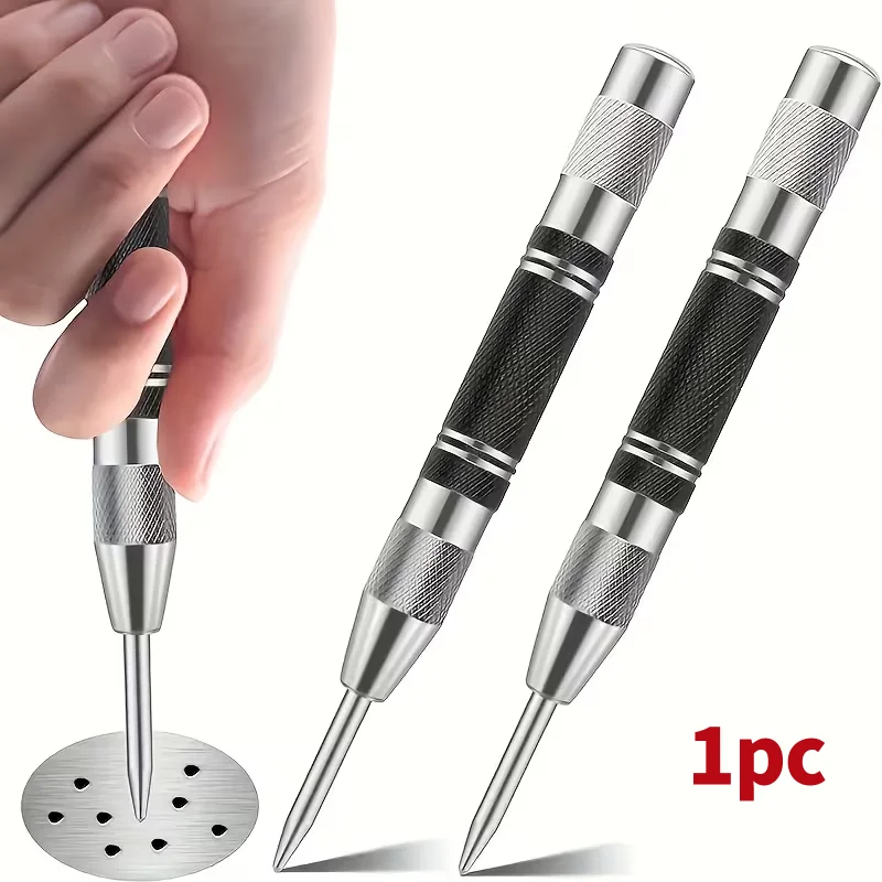 Destornillador automático con posicionamiento por resorte, fácil de usar para perforar agujeros, herramienta manual para reparaciones en el hogar y mantenimiento diario, herramienta de desmontaje.