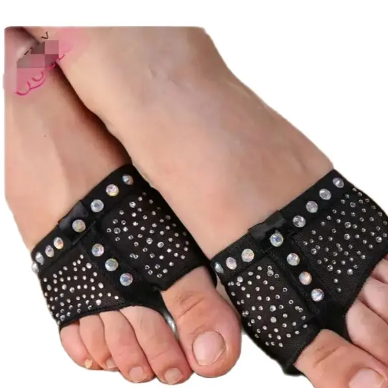 1 paare/los bauchtanz kostüm großhandel ferse schutz Professionelle ballett tanz socken bauch fuß Thong Toe pad