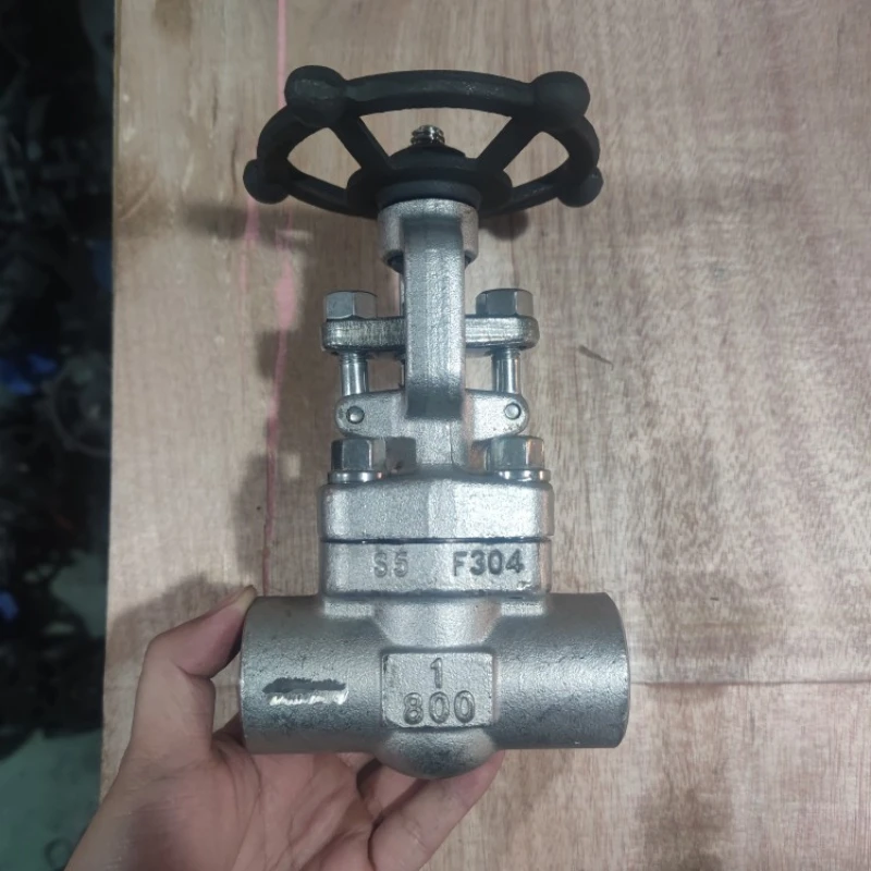 Forged Stainless Steel Socket Welding, Threaded Gate Valve Stop Valve Z/J61W-800LB F304 F316