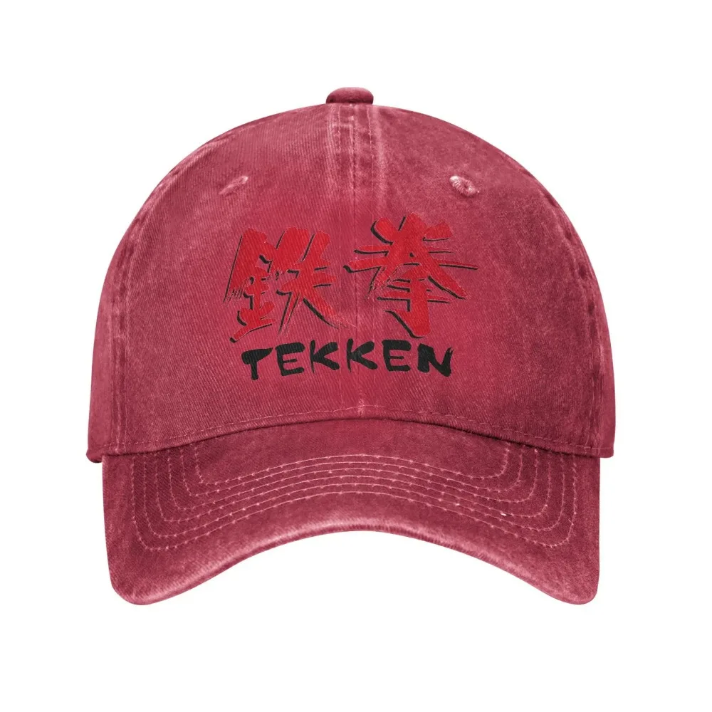 Tekken Game الشمس قبعة بيسبول Y2k الرجعية الرجال الكبار غسلها الهيب هوب القبعات رائجة البيع تصميم قبعة تزلج التنس هدية فكرة