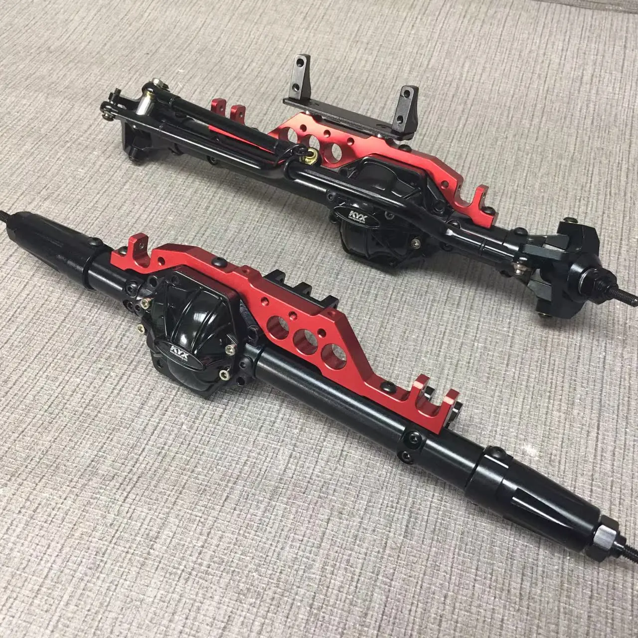 Metal Axle Front and rear axle assembly set For 1/10 RC Crawler Car Axial Wraith Ghost RR10 90048 Upgrade Accessories